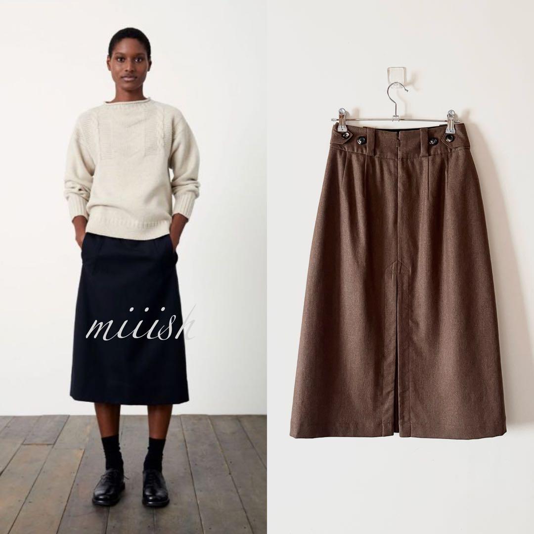 新品タグ2020 マーガレットハウエル×フォックスブラザーズ フランネルスカート