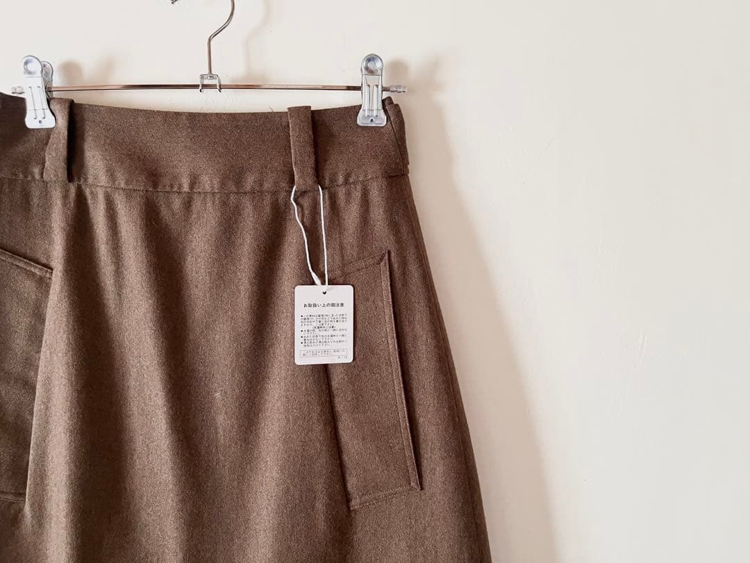 新品タグ2020 マーガレットハウエル×フォックスブラザーズ フランネルスカート