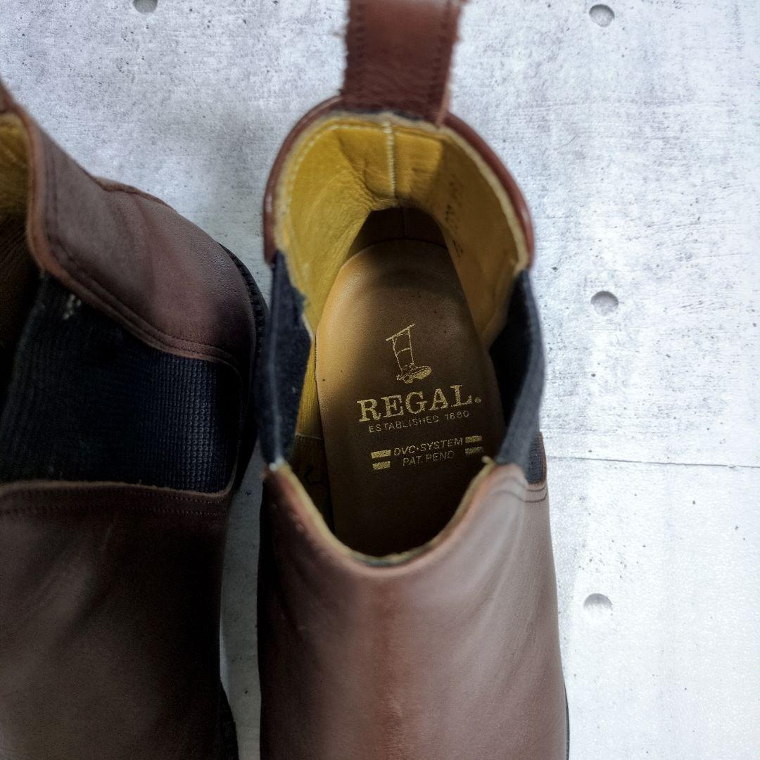 ク*ル様 極美品　REGAL　リーガル　サイドゴアブーツ　ハイカット　レザー　本