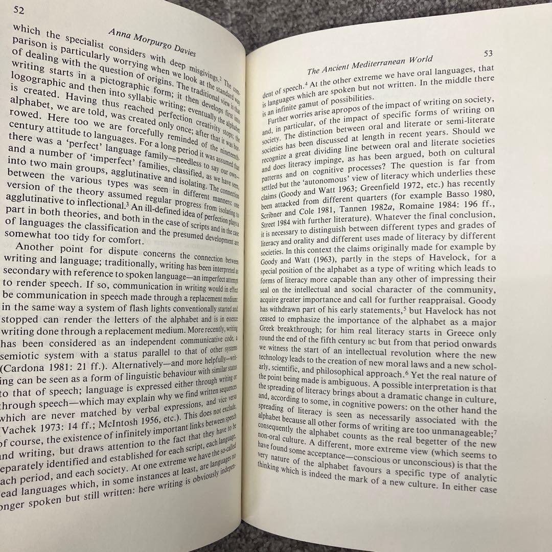 洋書 The Written Word Literacy in Transition