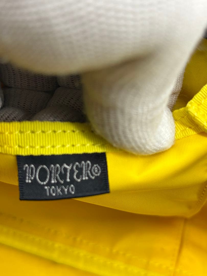 美品　ポーター　ラブアンドピース　2way ボストンバッグ　ロゴ　ブラック