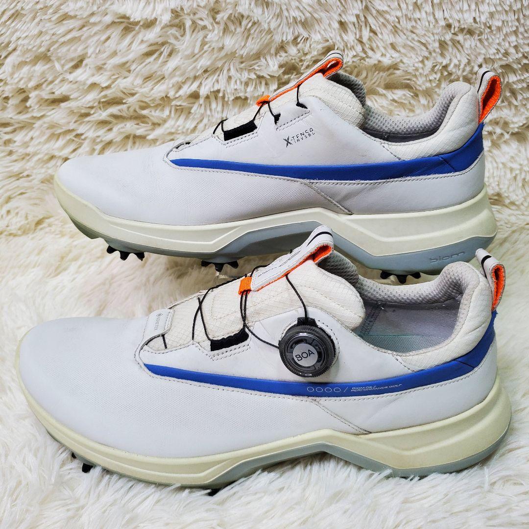 ecco　エコー　ゴルフシューズ　ボア　ゴアテックス　白　　27.5~28cm
