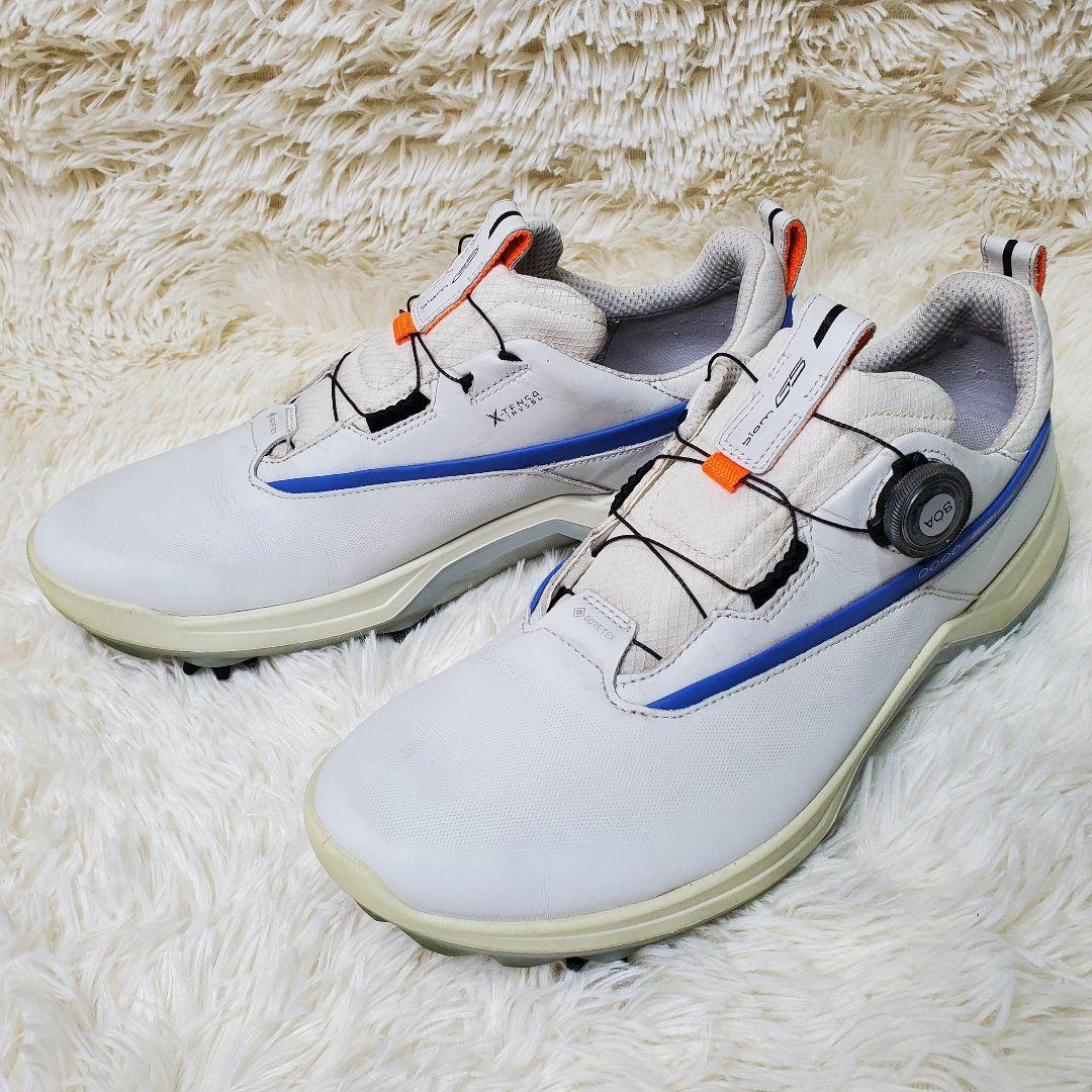 ecco　エコー　ゴルフシューズ　ボア　ゴアテックス　白　　27.5~28cm