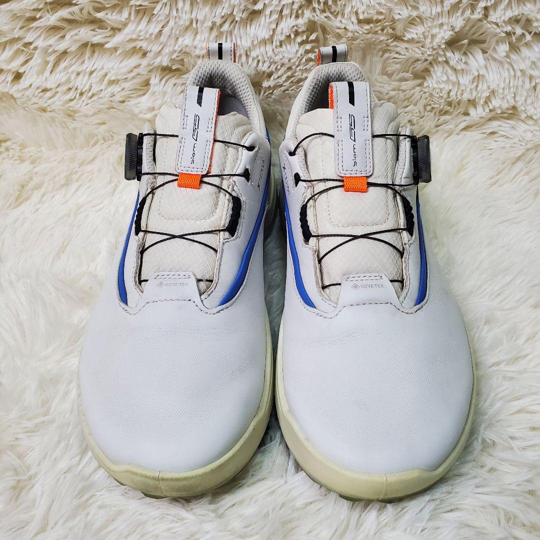 ecco　エコー　ゴルフシューズ　ボア　ゴアテックス　白　　27.5~28cm