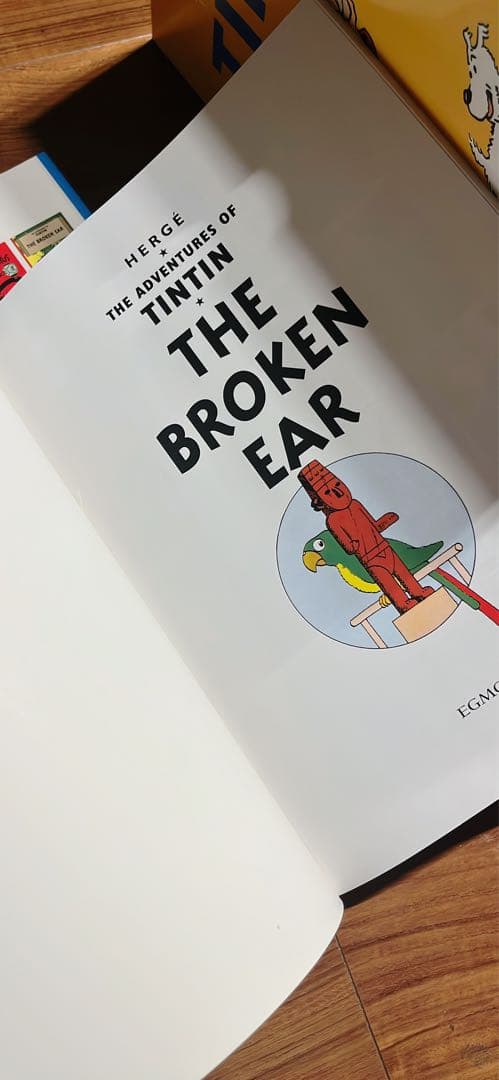 タンタンの冒険 The adventures of TinTin英語絵本 多読