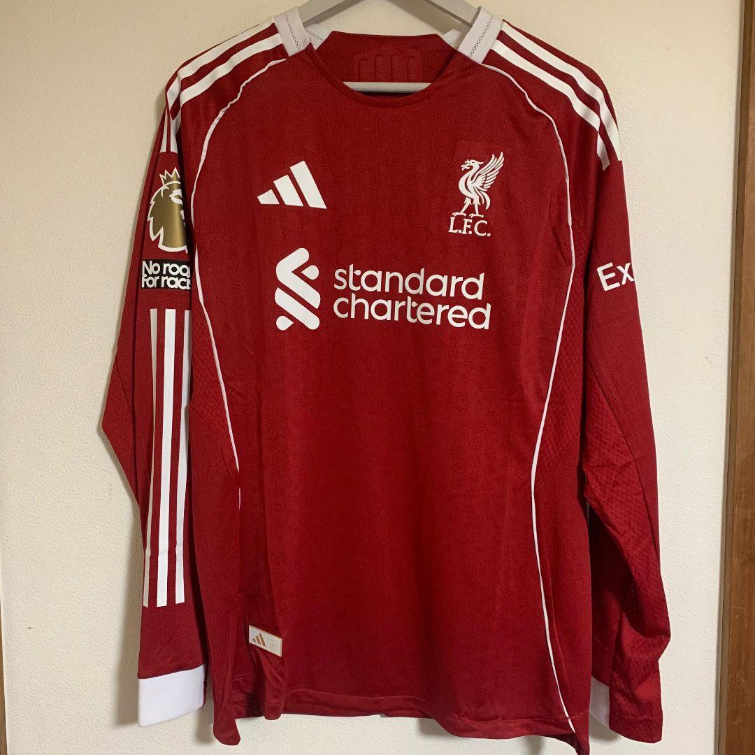 リヴァプールユニフォームホーム25/26マックアリスター長袖