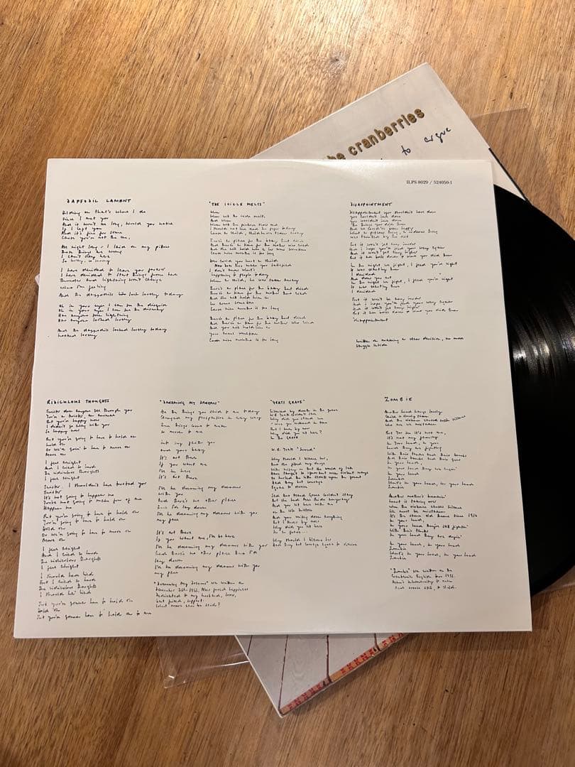 The Cranberries-No Need To Argue（オリジナル盤)