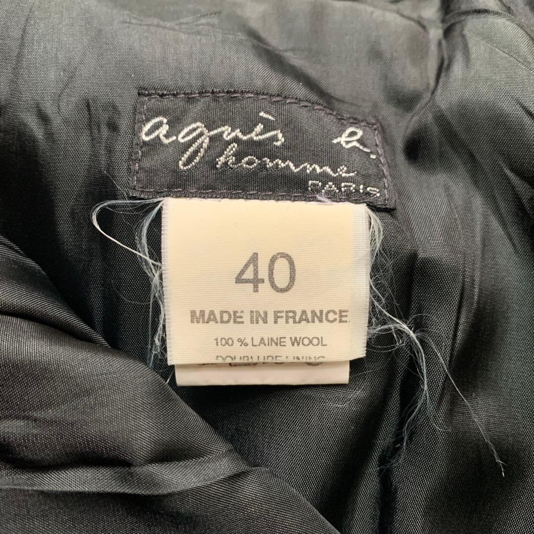 アニエス・ベー ブラックスラックス 黒40 フランス