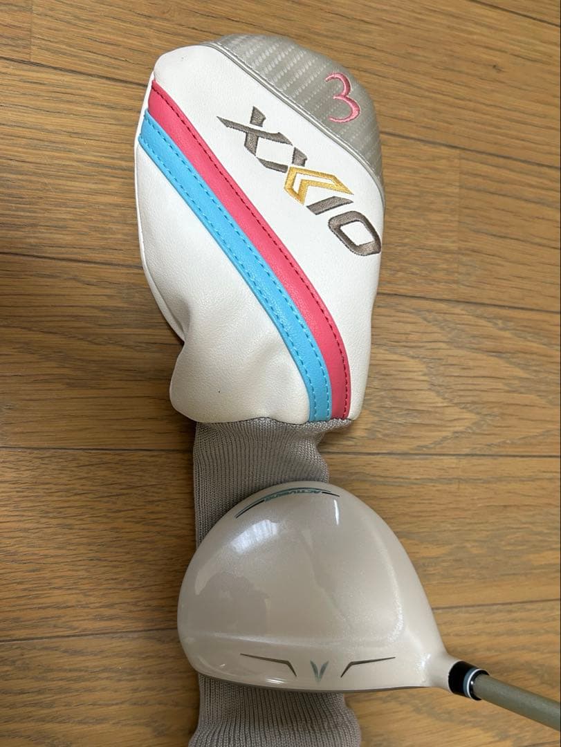 美品3WゼクシオXXIO12 フェアウェイウッド限定色エクリュホワイト