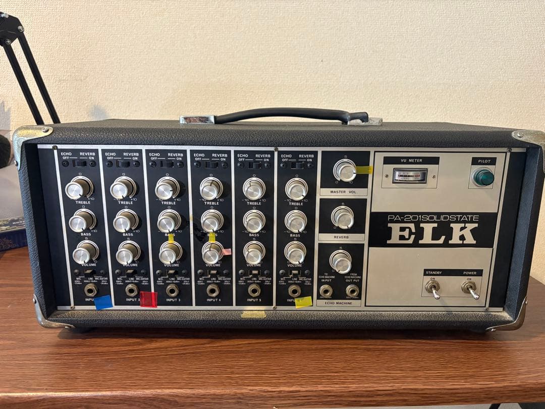 ELK PA-201 SOLID STATE パワードミキサー