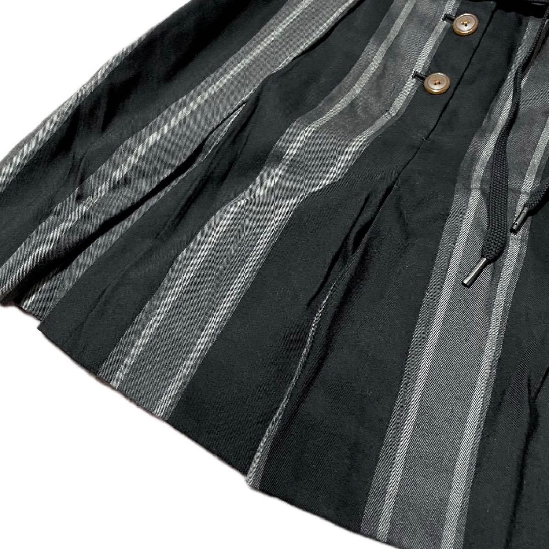 VIVIENNE WESTWOOD ストライプ 総柄 ウール キュロット パンツ