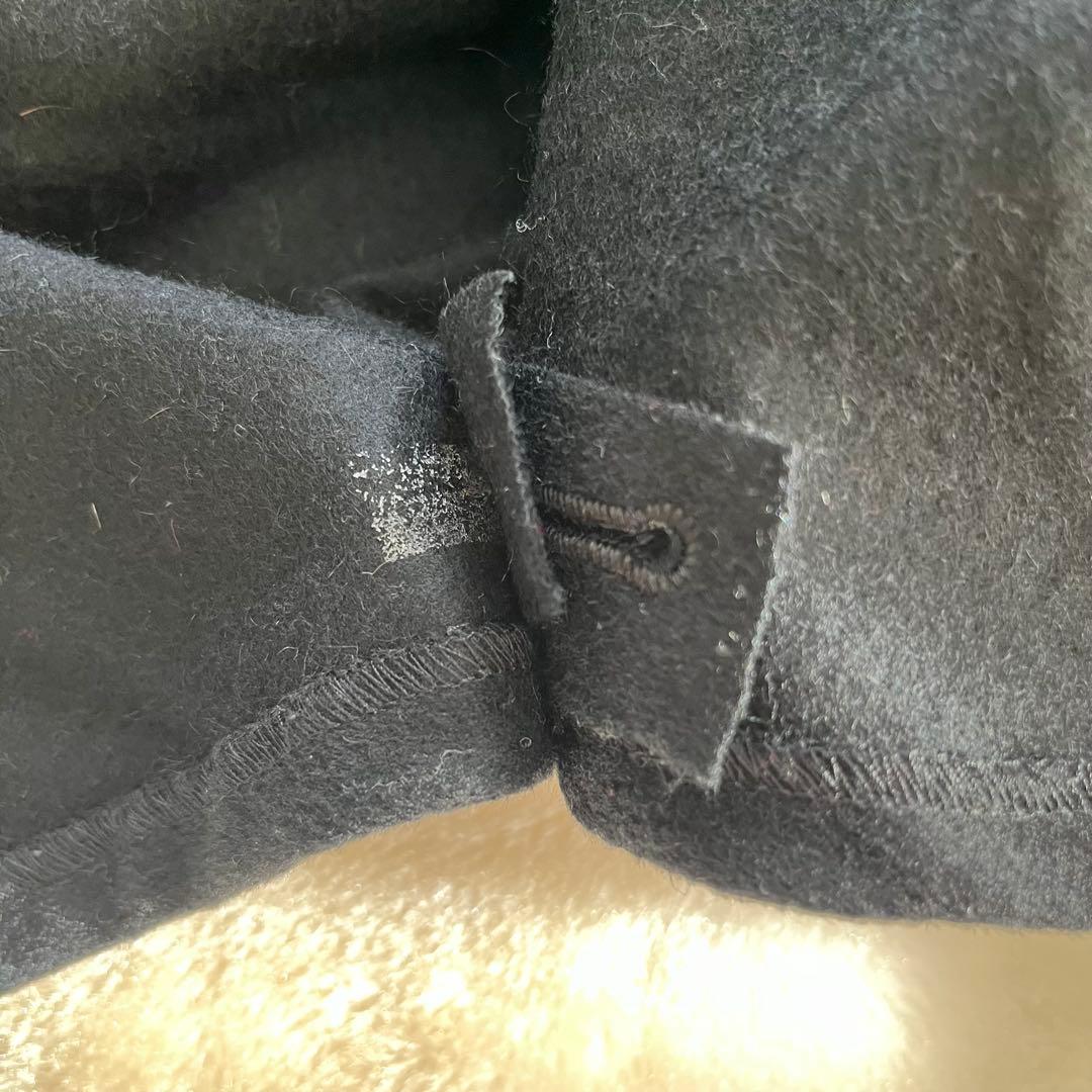 希少✨FUJII KEORI 藤井毛織　カシミヤ100% ポンチョ　黒　日本製