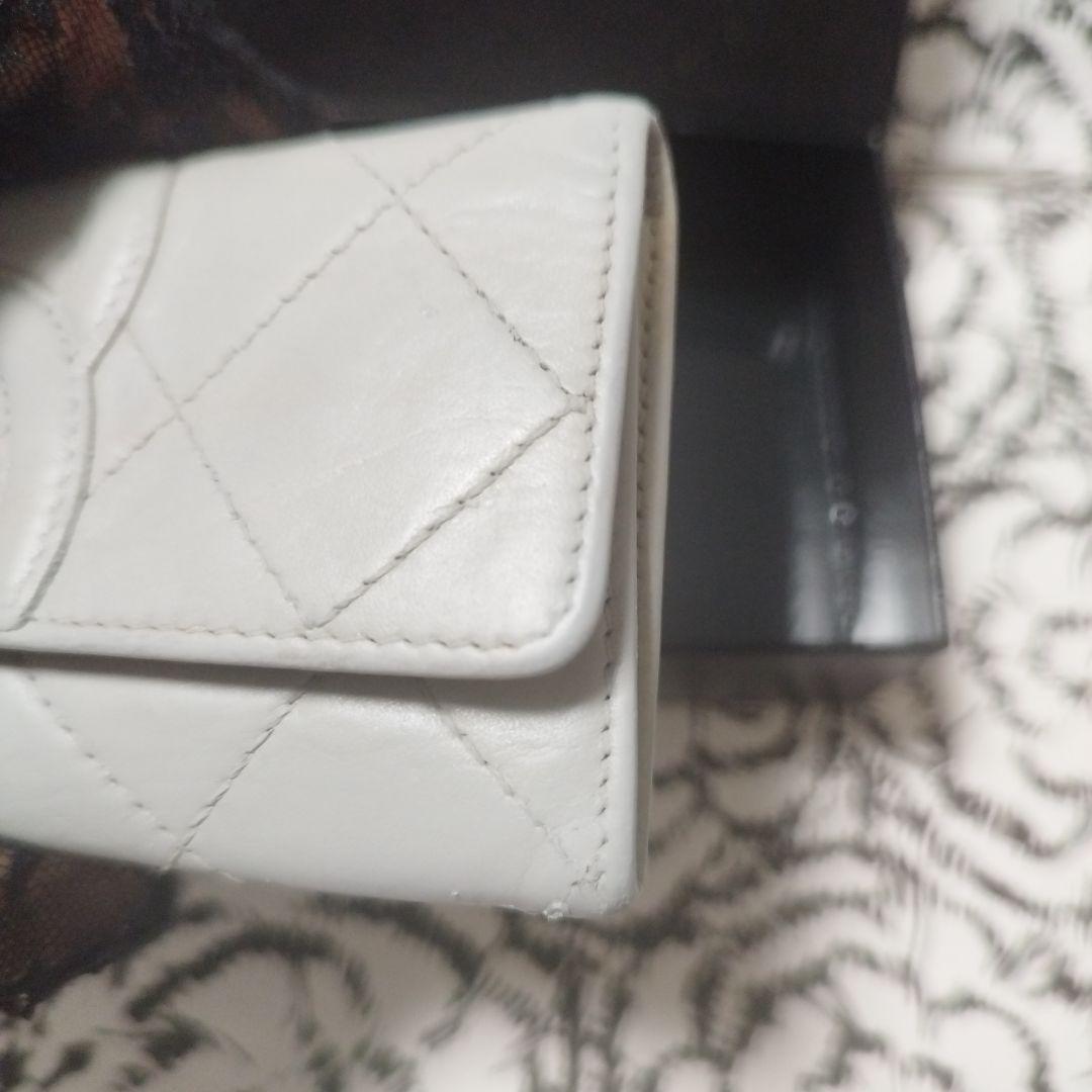 CHANEL シャネルカンボンライン　グレー レザー キーケース　ケース