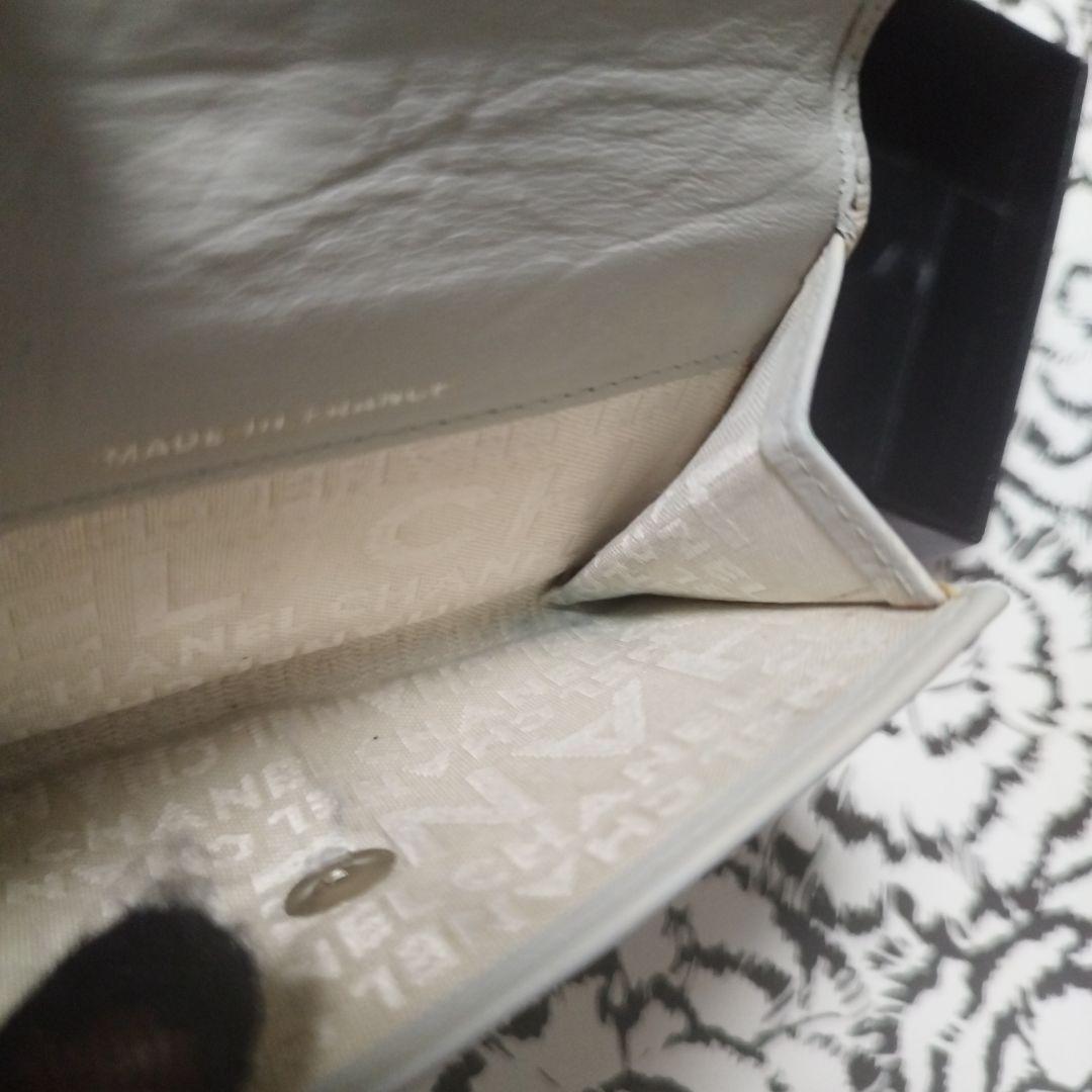 CHANEL シャネルカンボンライン　グレー レザー キーケース　ケース