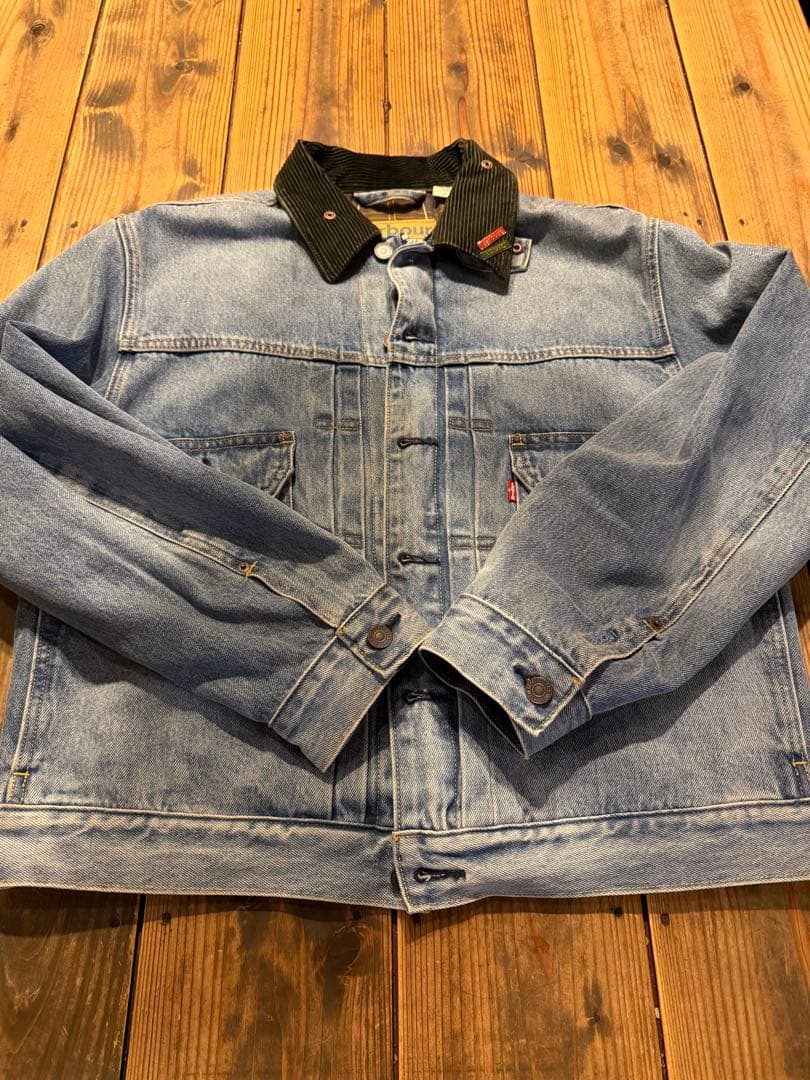 ジャケット・アウター LEVI'S x Barbour Type II Denim Trucker