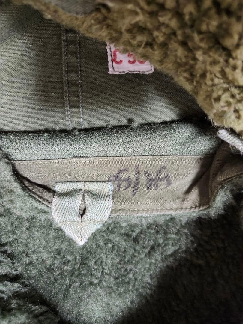 スウェーデン軍　モーターサイクルジャケット　実物　ライナー付き　C56