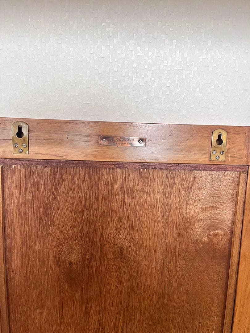 【adepeche/アデペシュ】オールドチークミラー　S