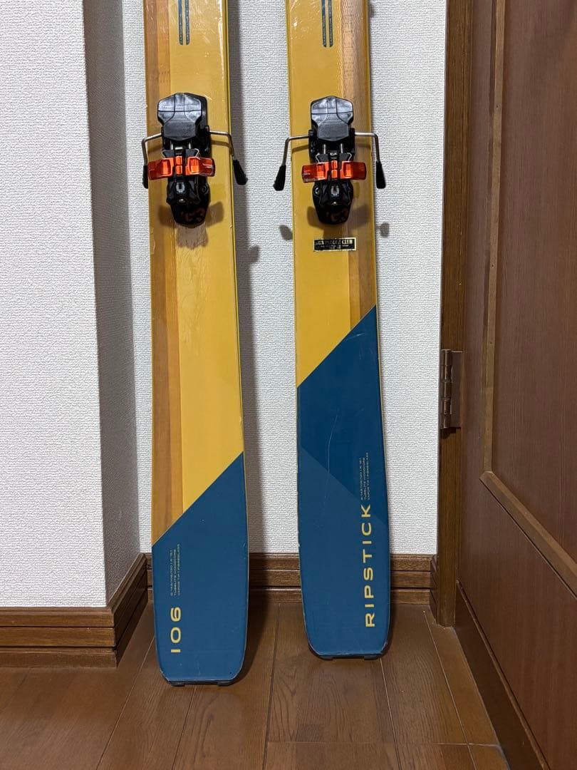 山スキー　エラン RIPSTICK 106/180 登山用スキンPOMOCA