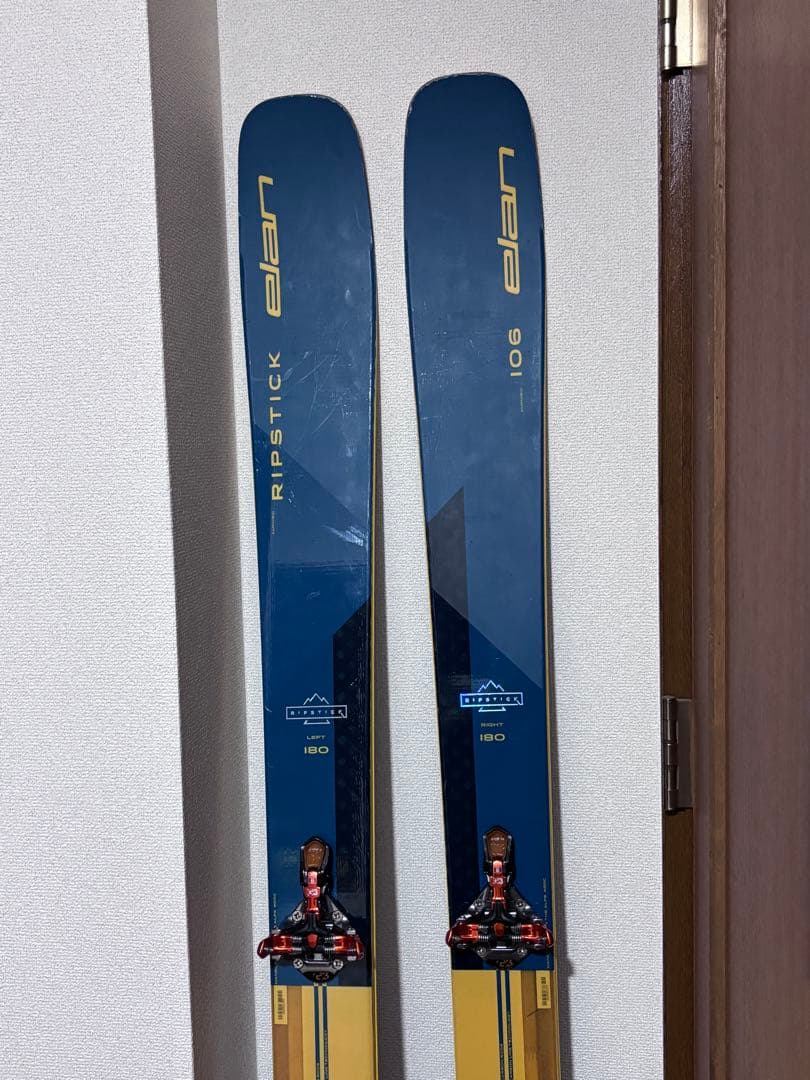 山スキー　エラン RIPSTICK 106/180 登山用スキンPOMOCA