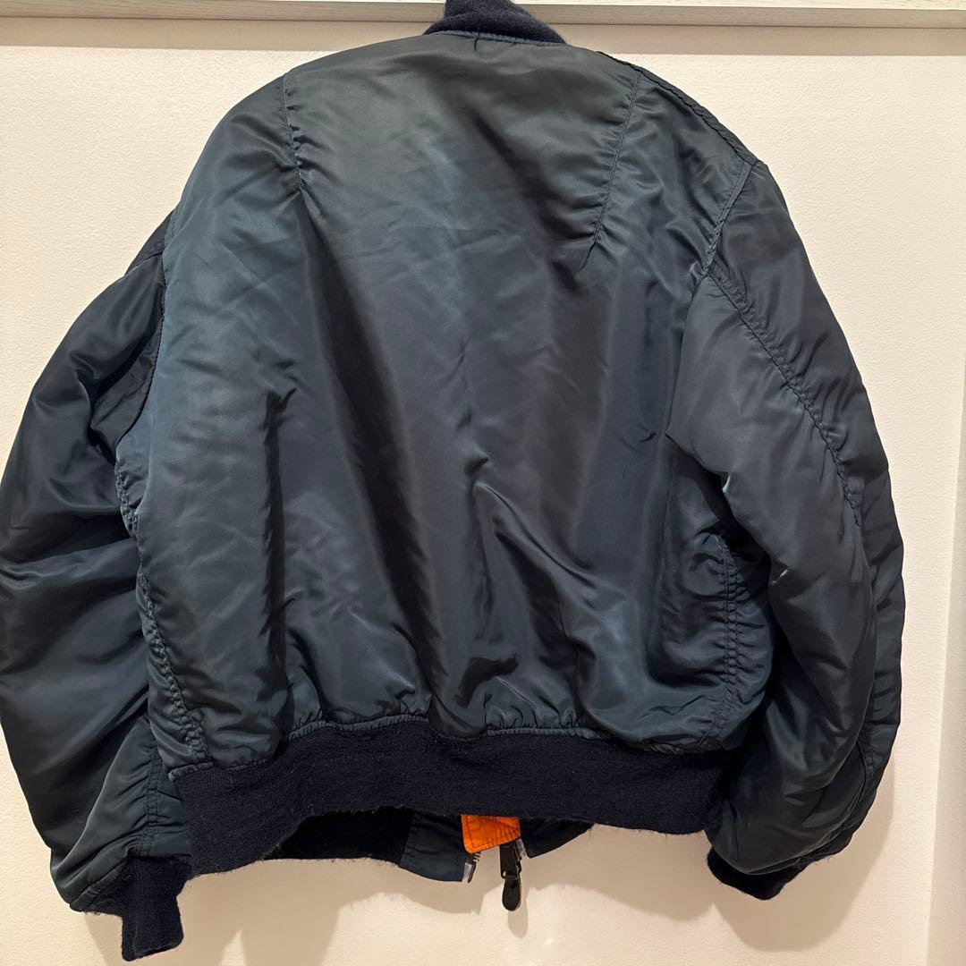 アルファ ALPHA MA-1 ネイビー アメリカ製 L