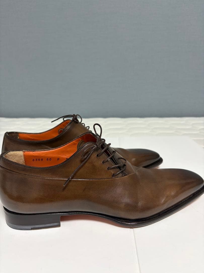 Santoni ブラウン ドレスシューズ 7