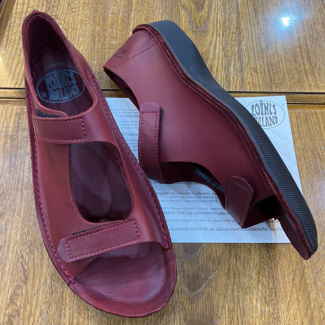 ロインツ39942 赤　37 新品定価¥28600