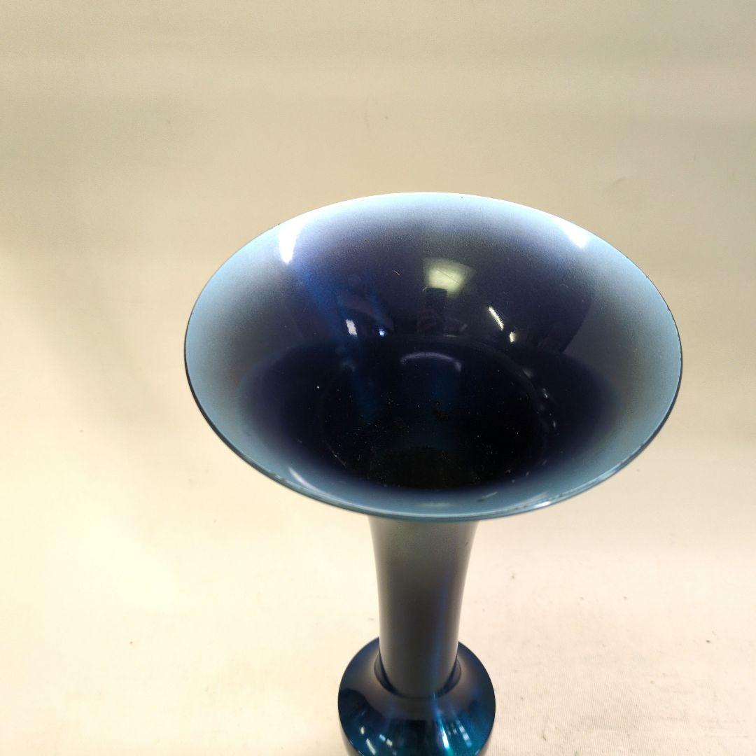 銅製花器　こみわら付き　池坊好み　池坊花器