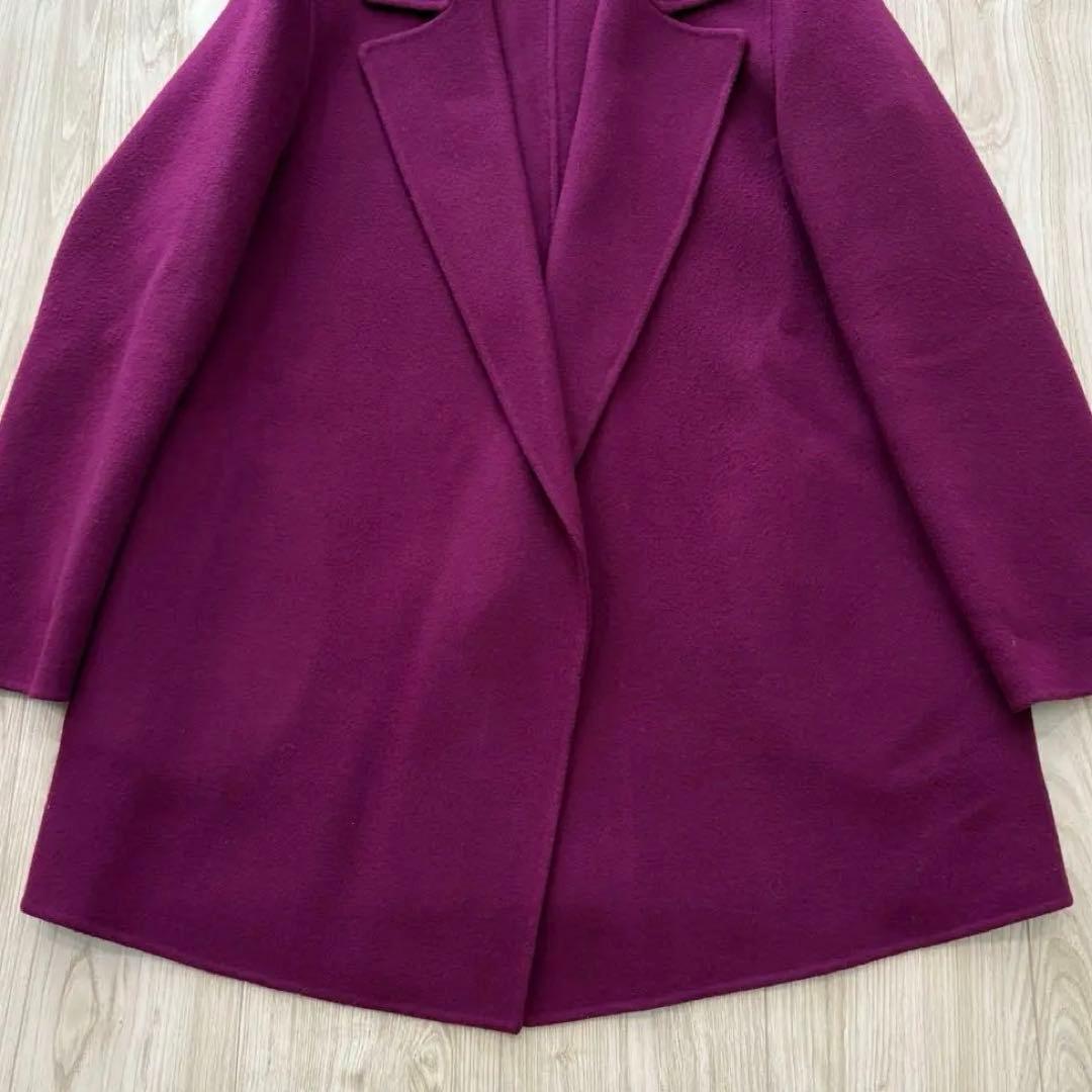 【美品】Theory 23AW CLAIRENE コート カシミヤ S パープル