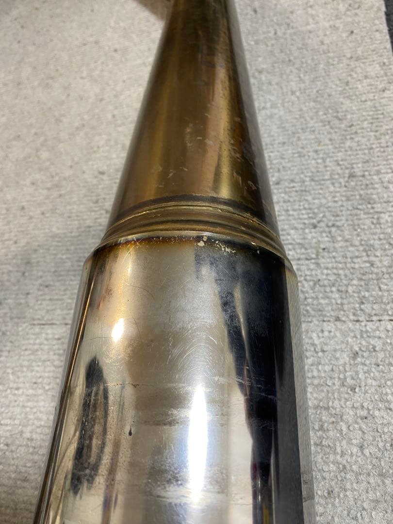 ステンレス マフラー 傷あり　XR250 部品あり