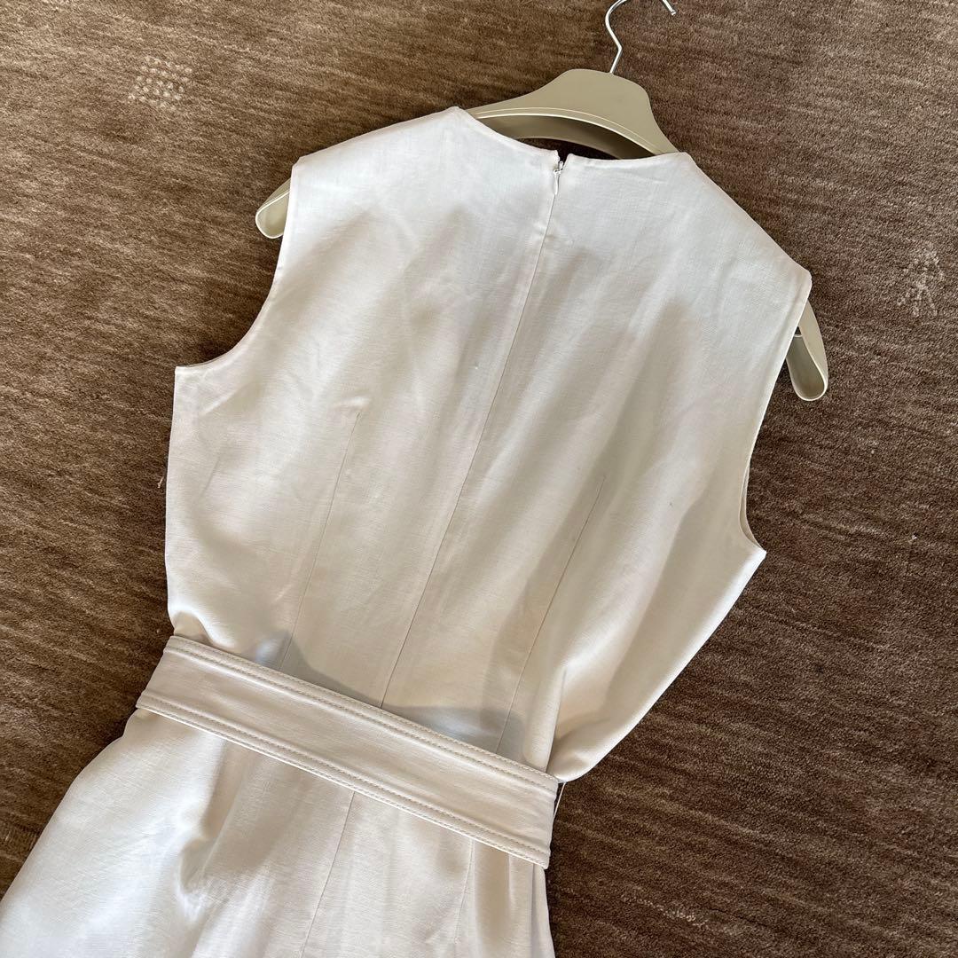 アニオナ AGNONA ホワイト ジャンプスーツ