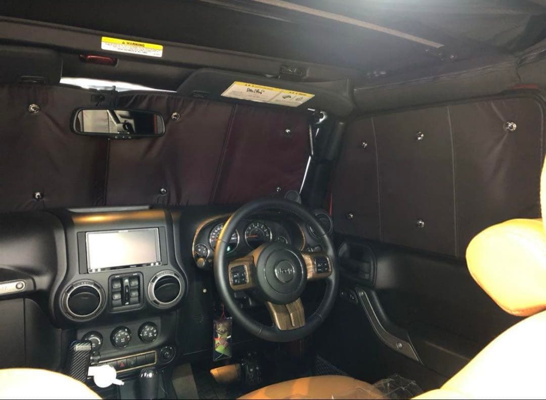 【値下げ】JEEP ラングラー アンリミテッドJK サンシェード (全ガラス分)