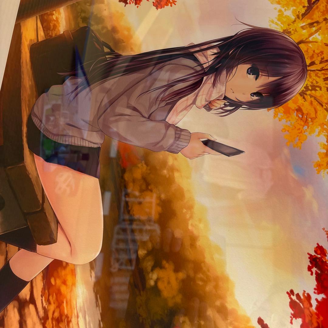 珈琲貴族　秋想い　アールビバン　版画　限定生産　サイン