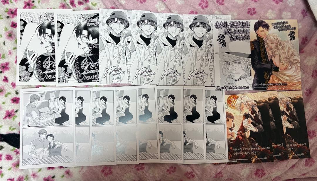 TL＆女性コミックイラストカードセット