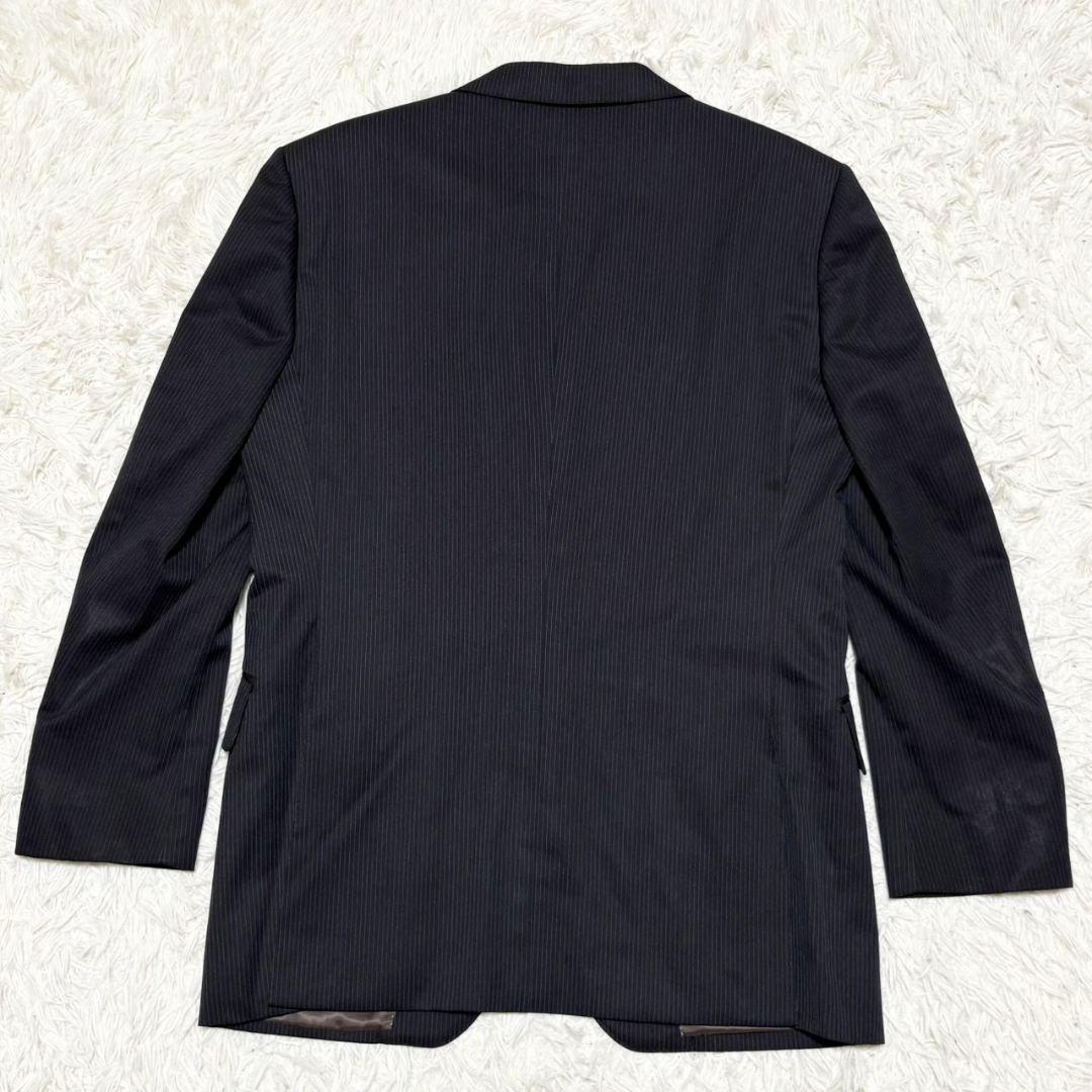 美品 バーバリー ブラック レーベル スーツ セットアップ 2B ストライプ
