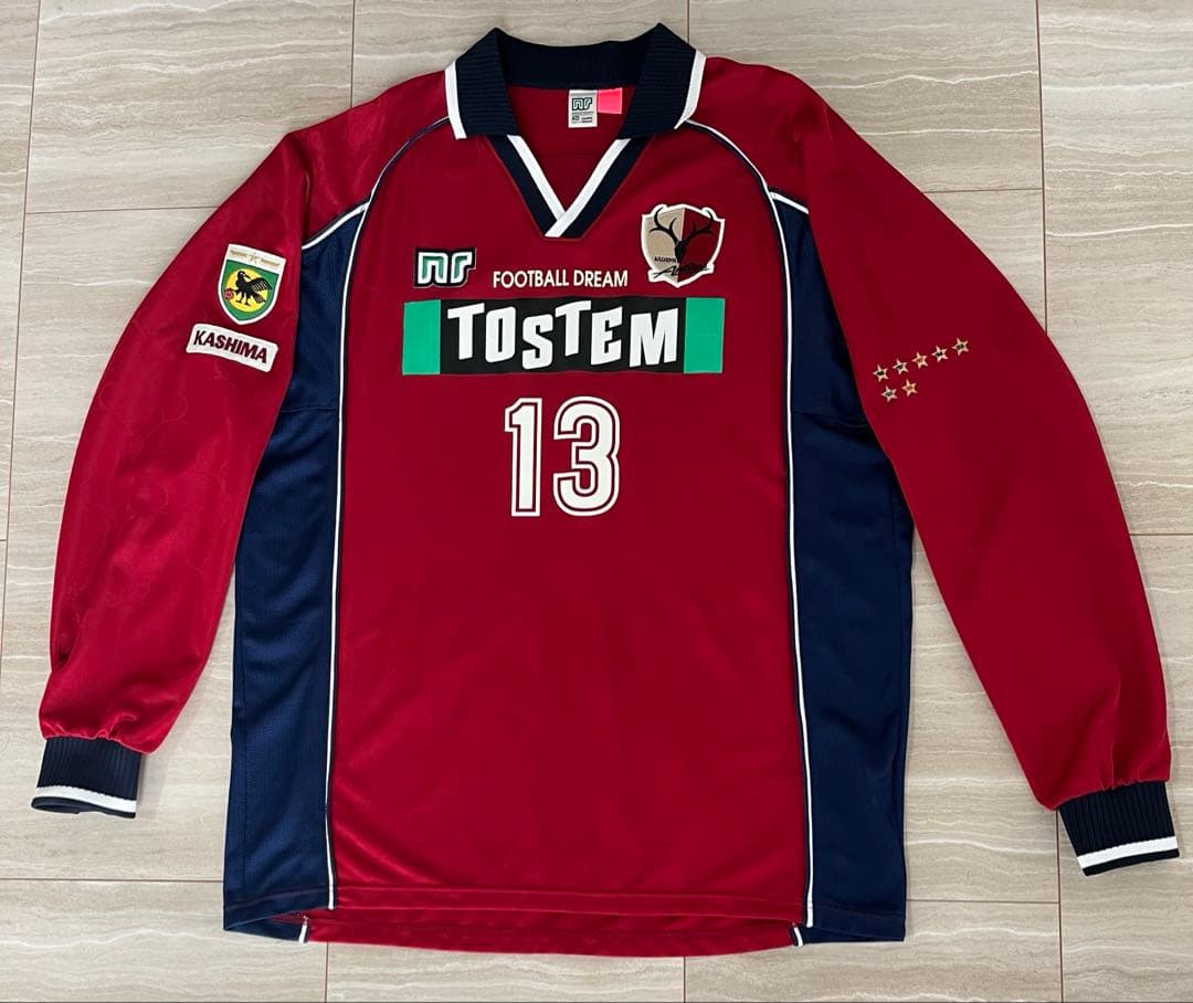 鹿島アントラーズ　2001？　ユニフォーム　支給用　柳沢敦　13