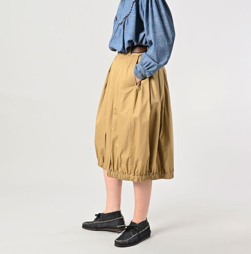 新品 45R 薄ギャバのブルマパンツ キュロット アンティークホワイト