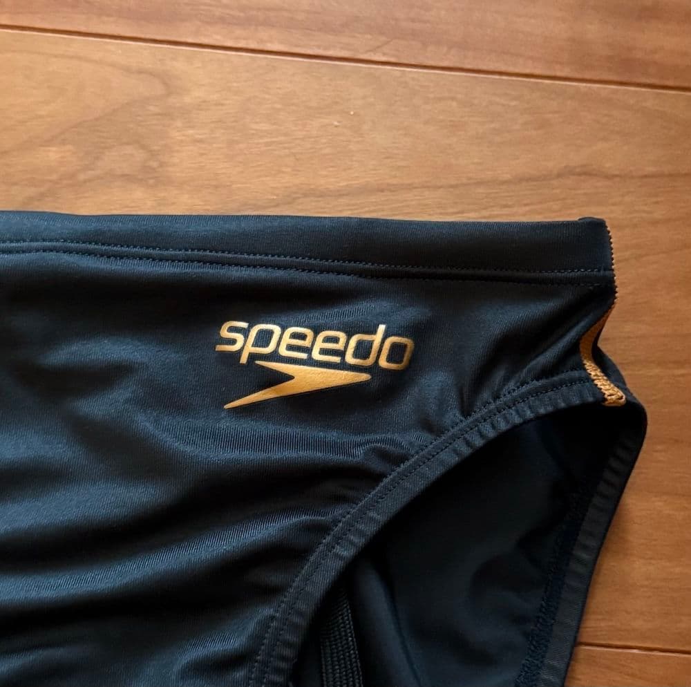 【美品】SPEEDO ショートブーン ブラック×ゴールド　 Mサイズ 競パン