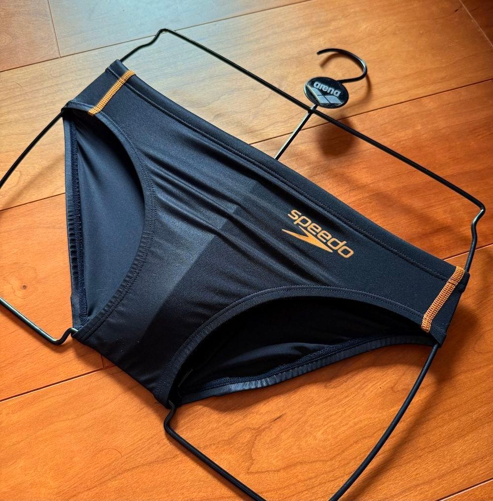 【美品】SPEEDO ショートブーン ブラック×ゴールド　 Mサイズ 競パン