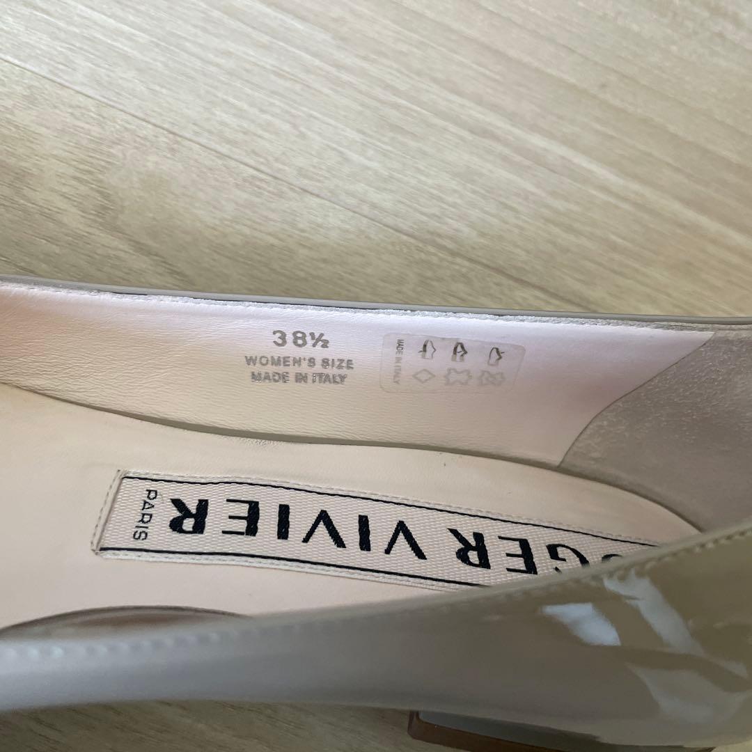 ROGER VIVIER フラットシューズ 38 1/2