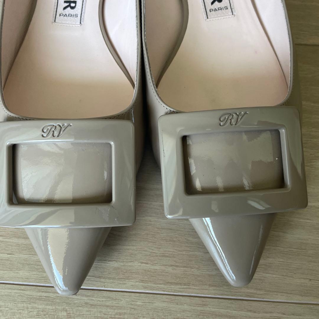 ROGER VIVIER フラットシューズ 38 1/2