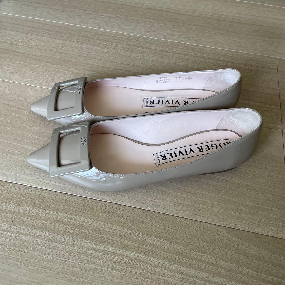 ROGER VIVIER フラットシューズ 38 1/2