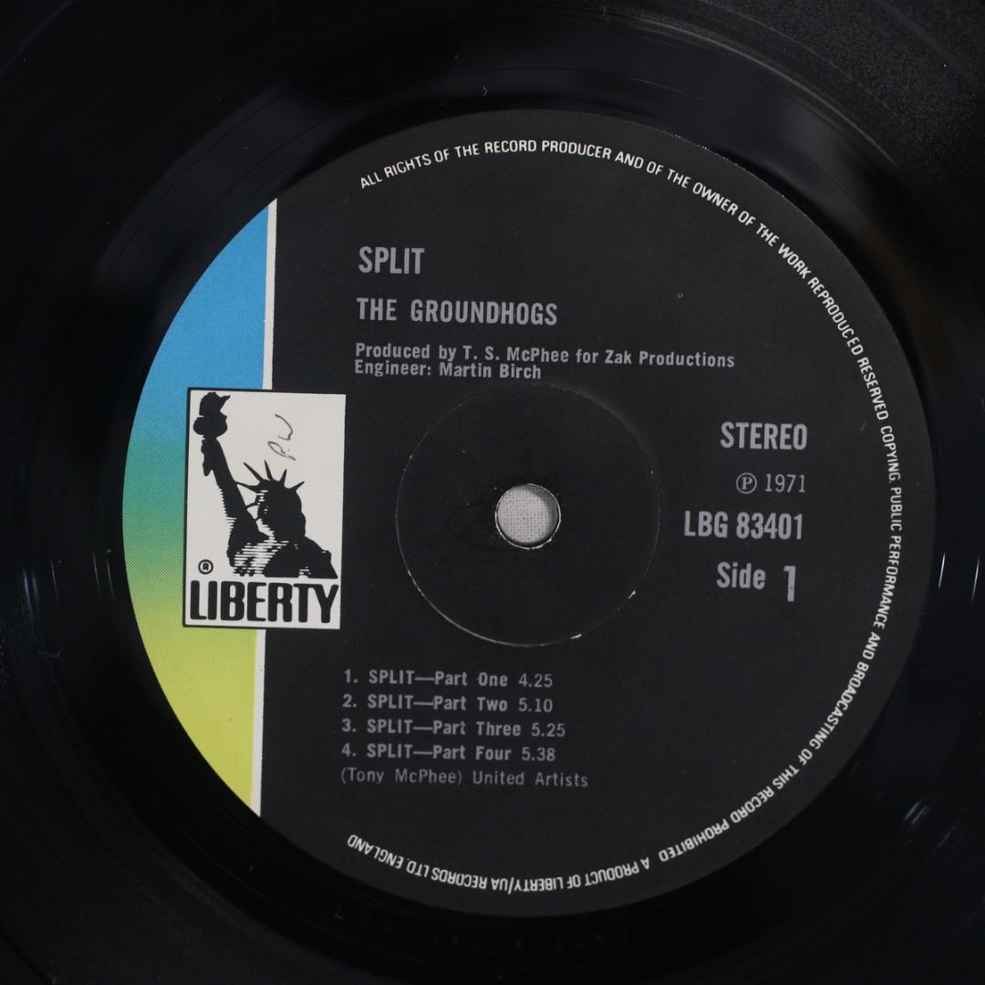 英LP Groundhogs Split UKオリジナル初回プレス盤ブルーラベル