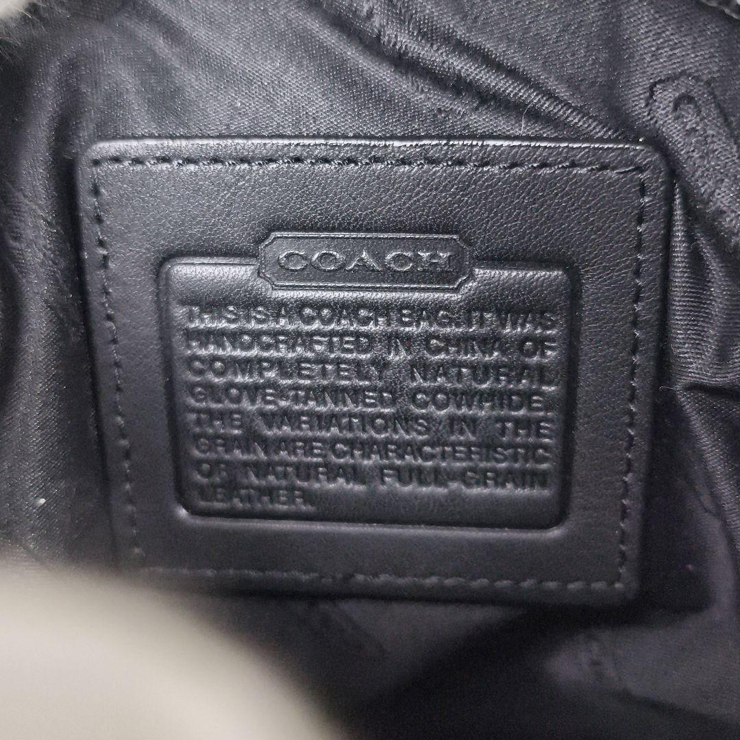 箱あり未使用品✨️　オールドコーチ　グラブタンレザー　ポーチ　黒