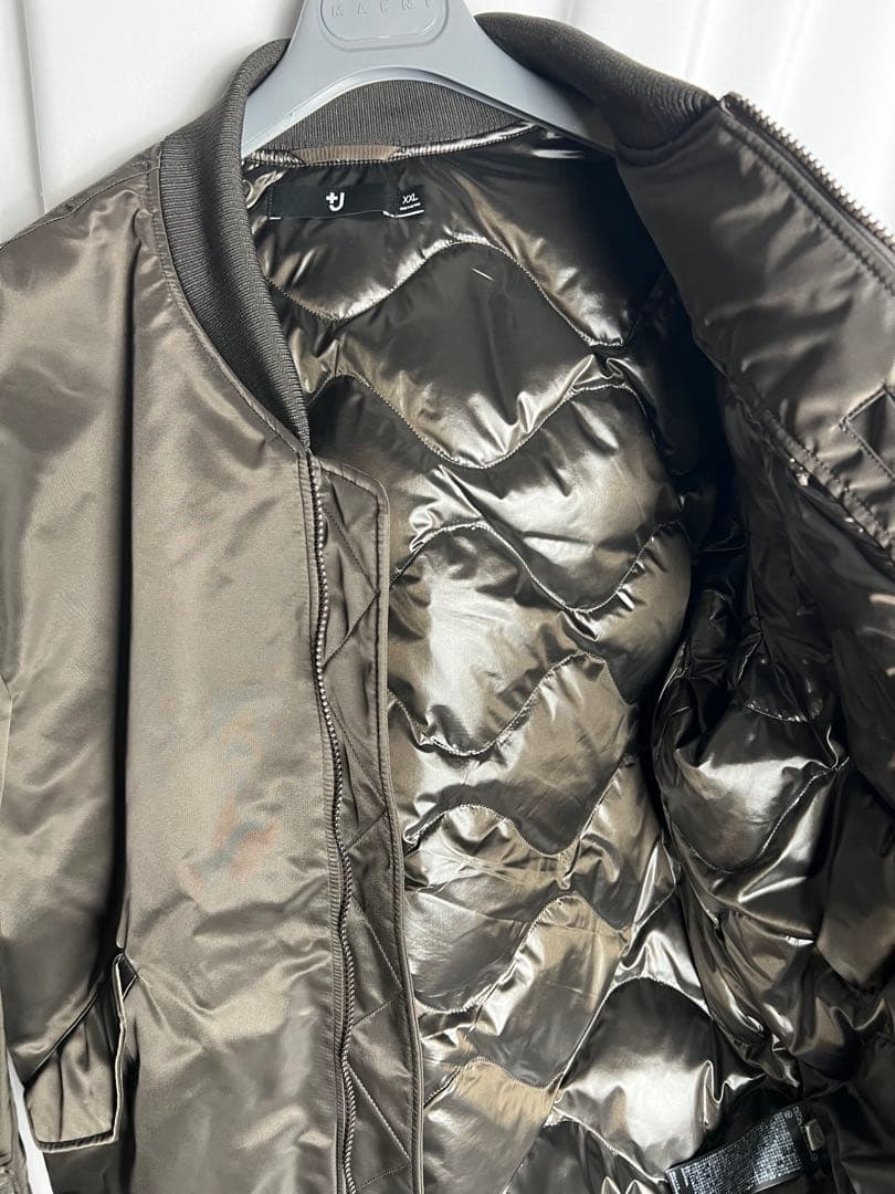 ユニクロ +J MA-1 グレー XXL