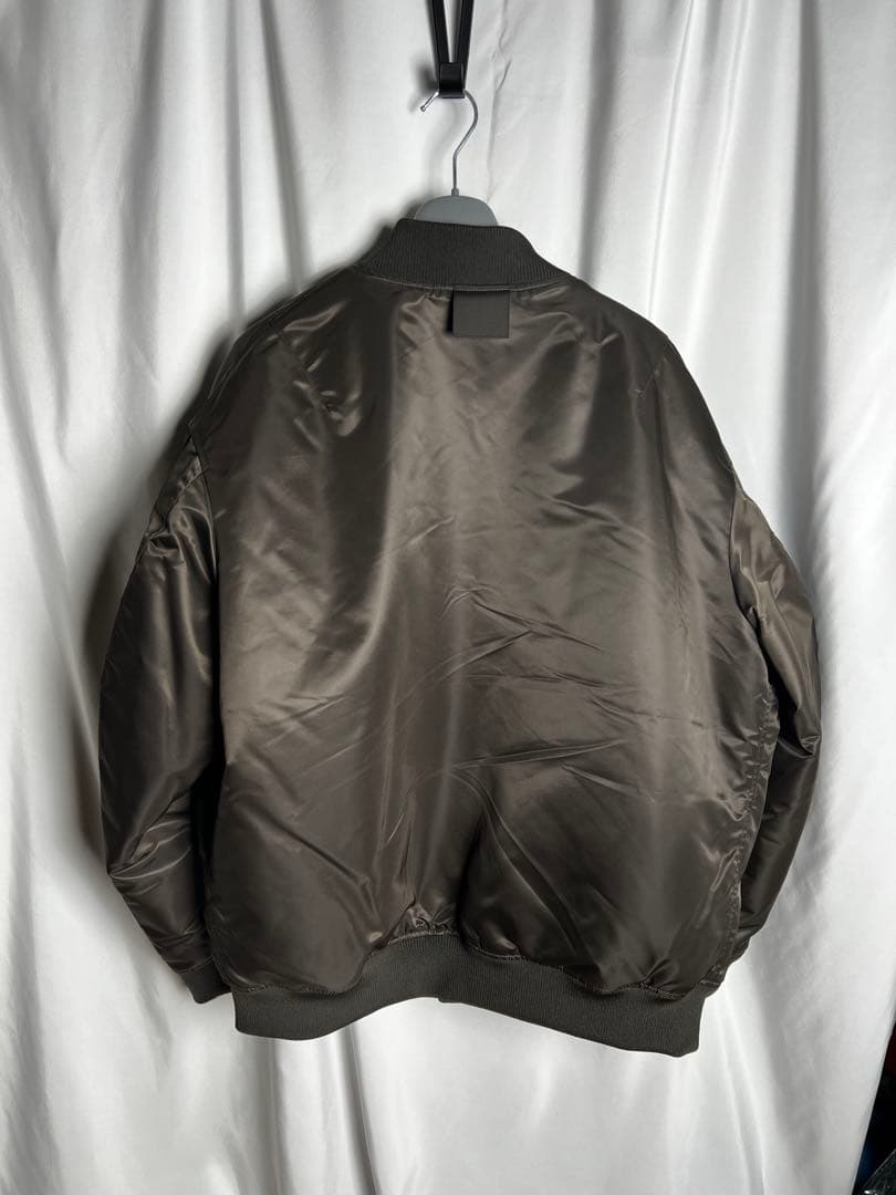 ユニクロ +J MA-1 グレー XXL