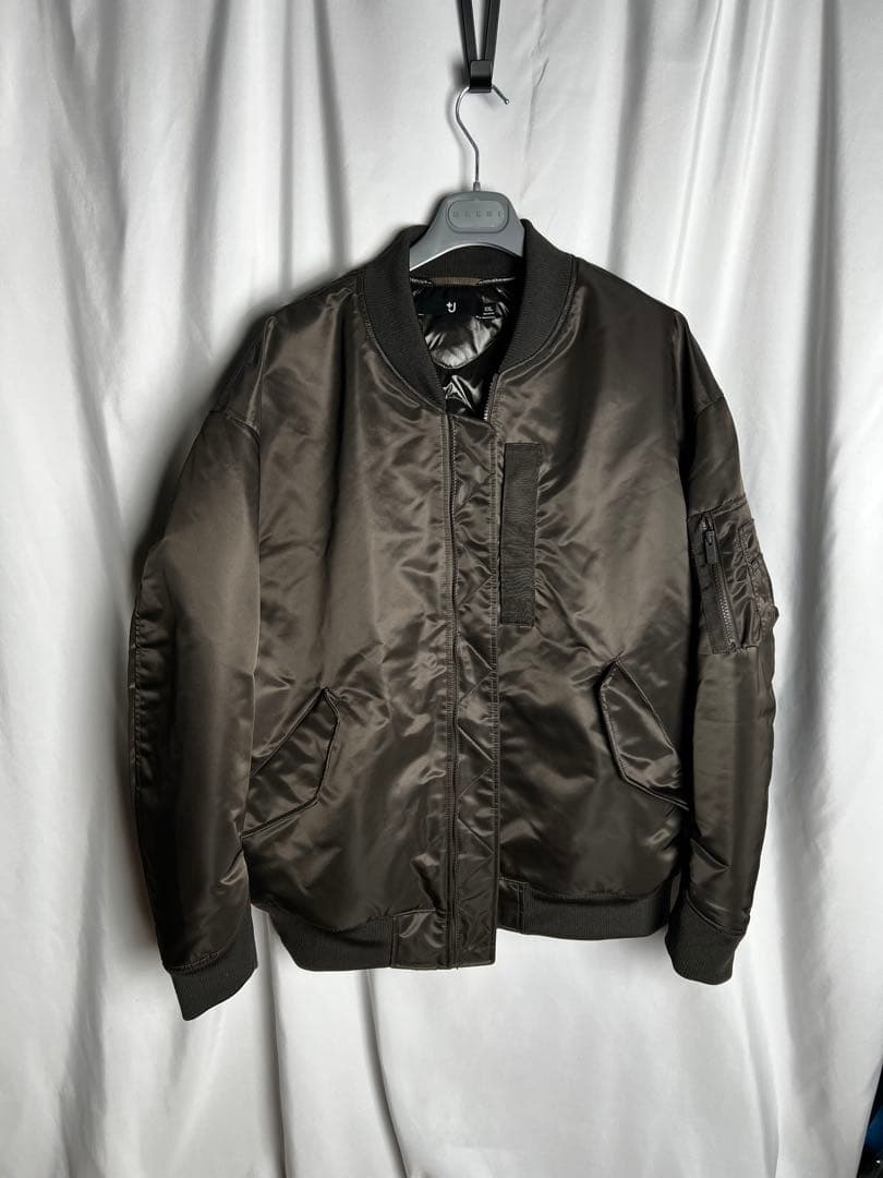 ユニクロ +J MA-1 グレー XXL