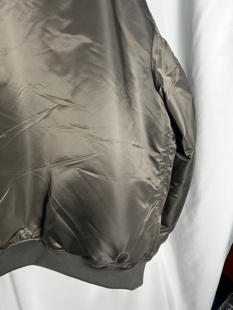 ユニクロ +J MA-1 グレー XXL