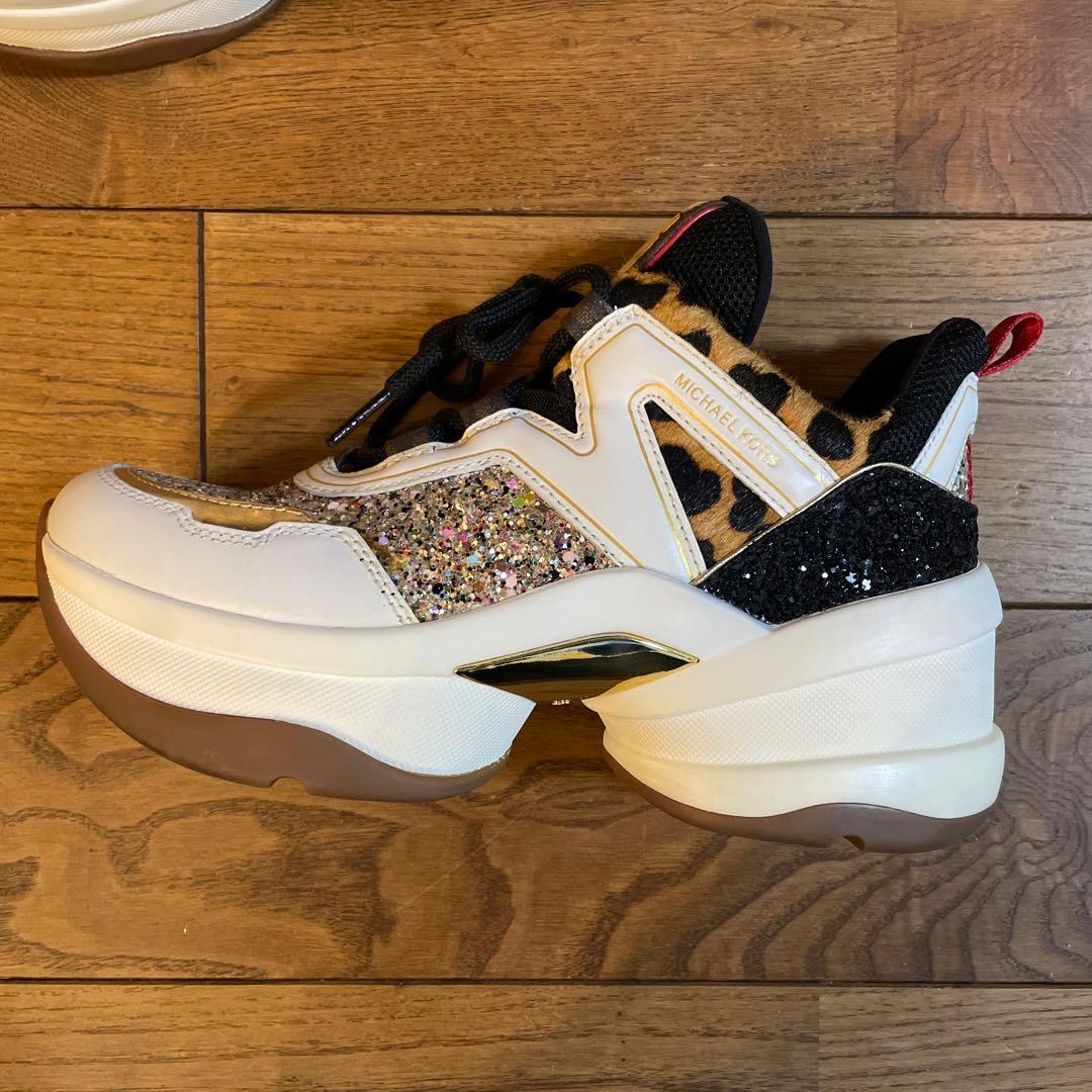 MICHAEL KORS OLYMPIA 厚底スニーカー　24cm