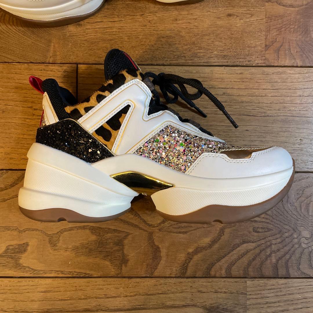 MICHAEL KORS OLYMPIA 厚底スニーカー　24cm