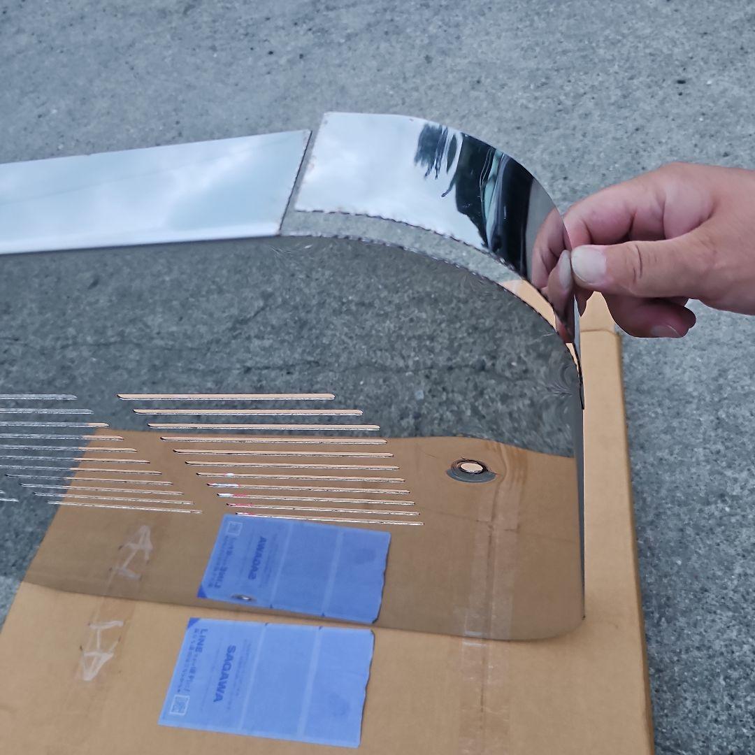 日野プロフィア低床マフラーカバー